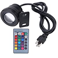 Luz subacuática RGB- Foco LED subacuático Resistente al Agua con Control Remoto- Luz de Piscina para Exteriores AC 85…